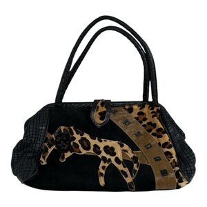 VTG Nas Alentino animal, print patchwork purse